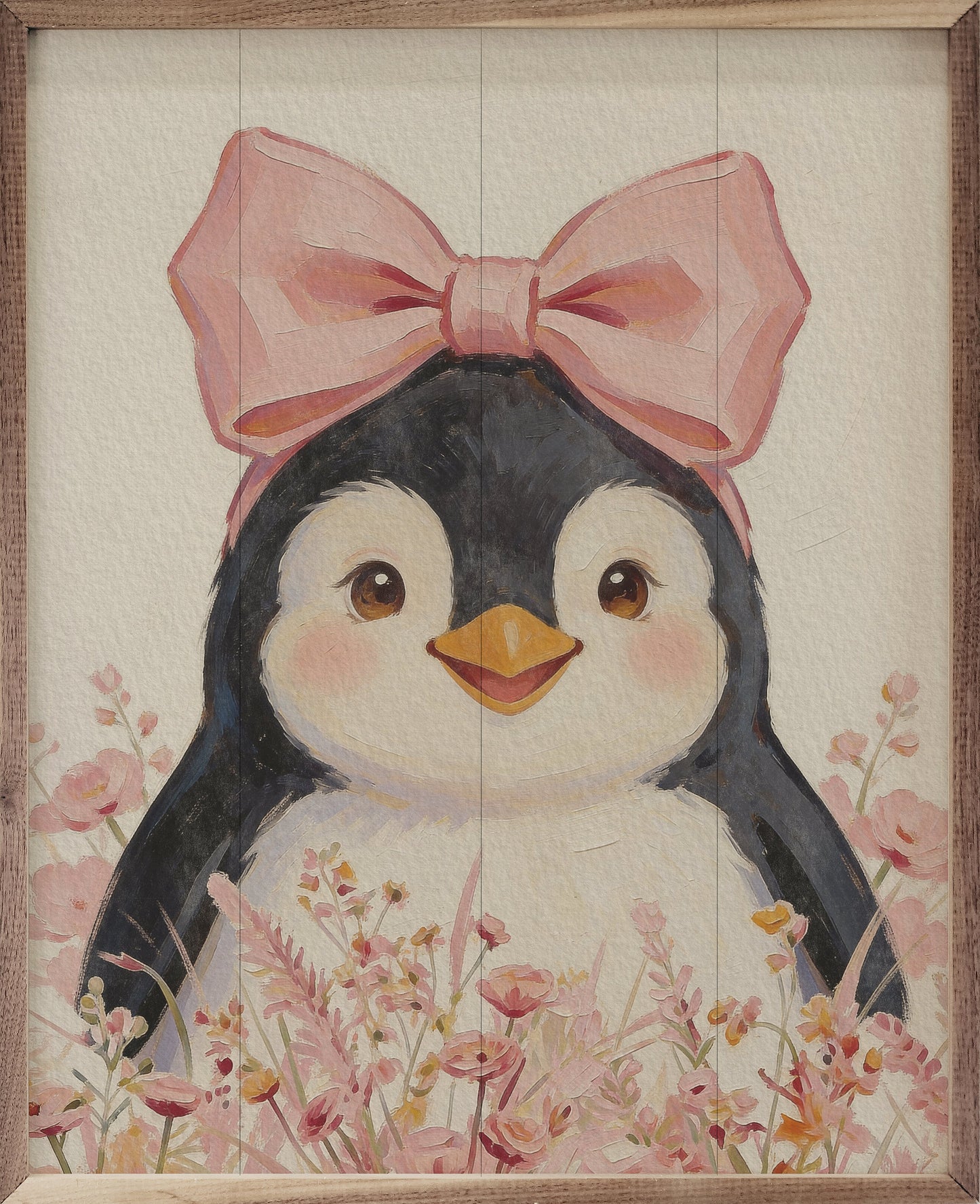 Floral Bow Penguin