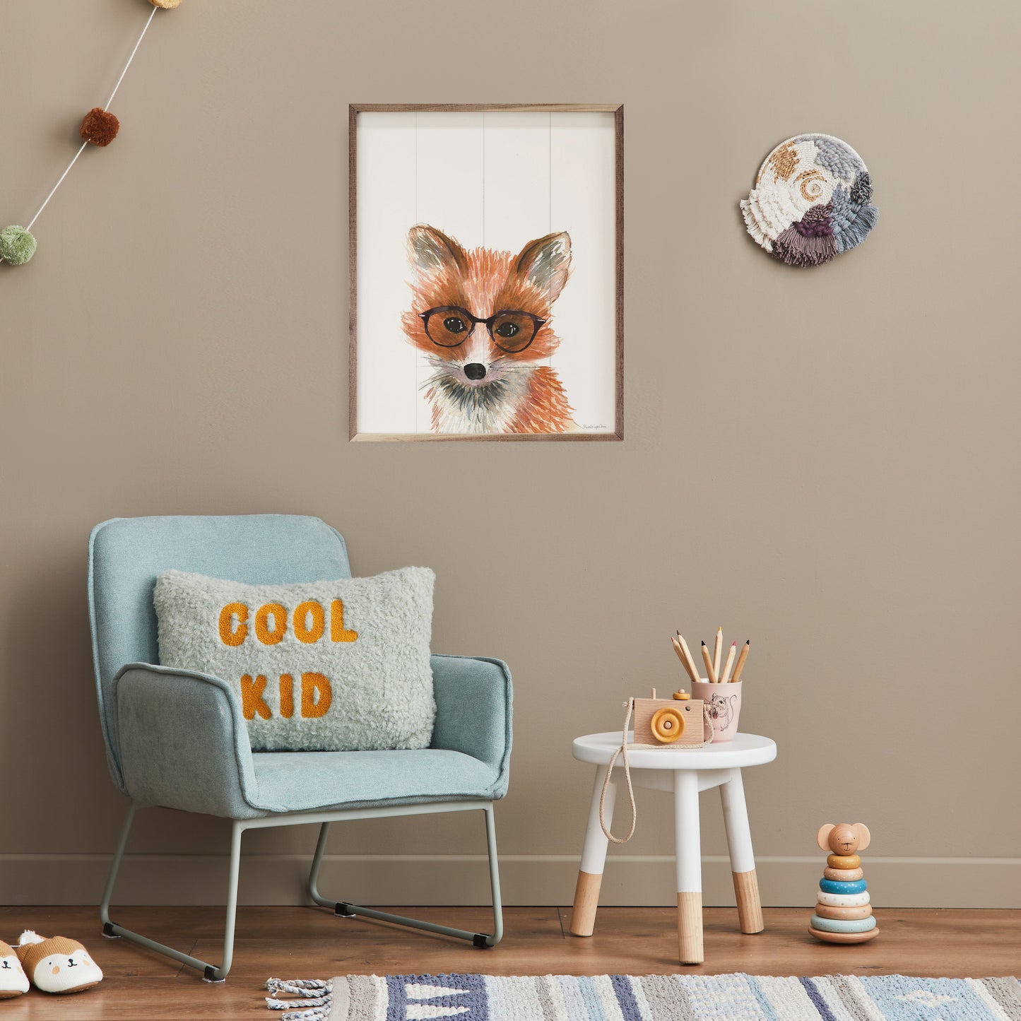 Fox In Glasses By Mercedes Lopez Charro