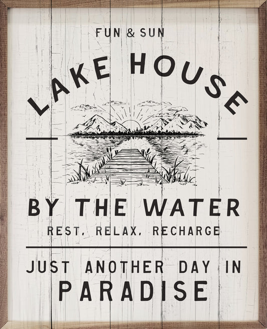 Fun Sun Lake House Whitewash