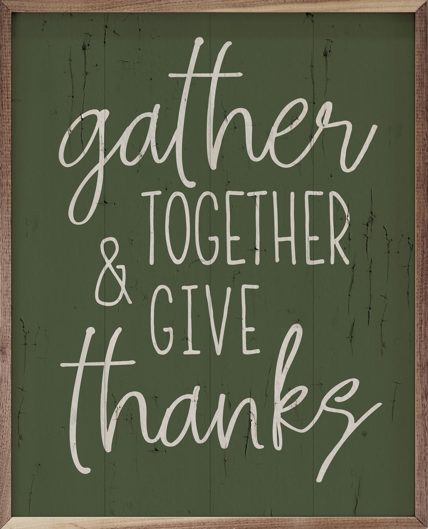 Gather Together And Give Thanks Green
