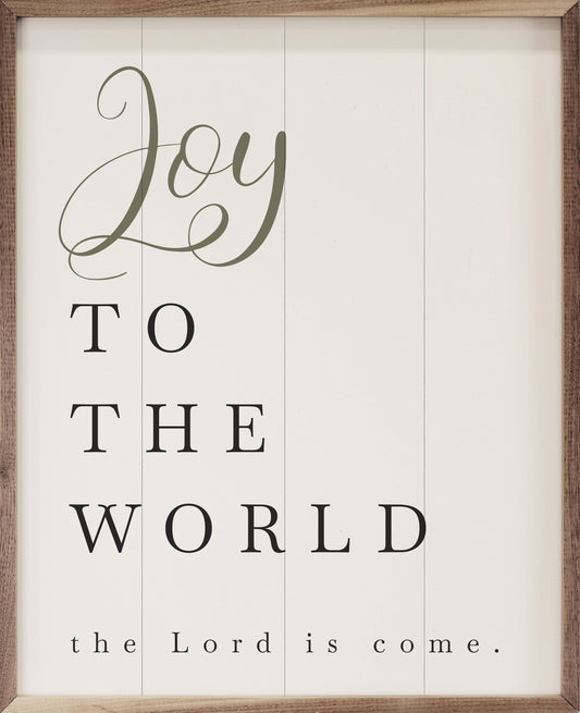 Joy To The World Whitewash