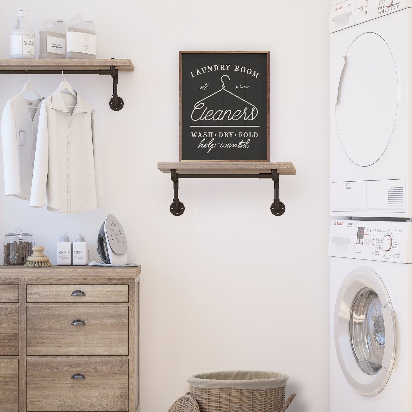 Laundry Room Cleaners Black