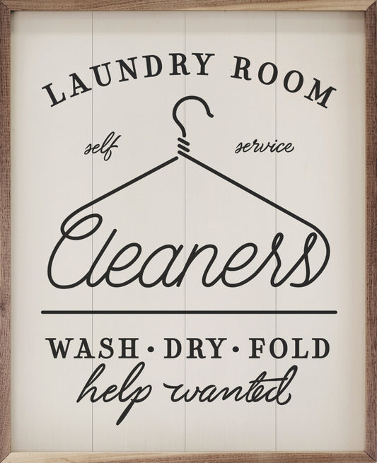 Laundry Room Cleaners White