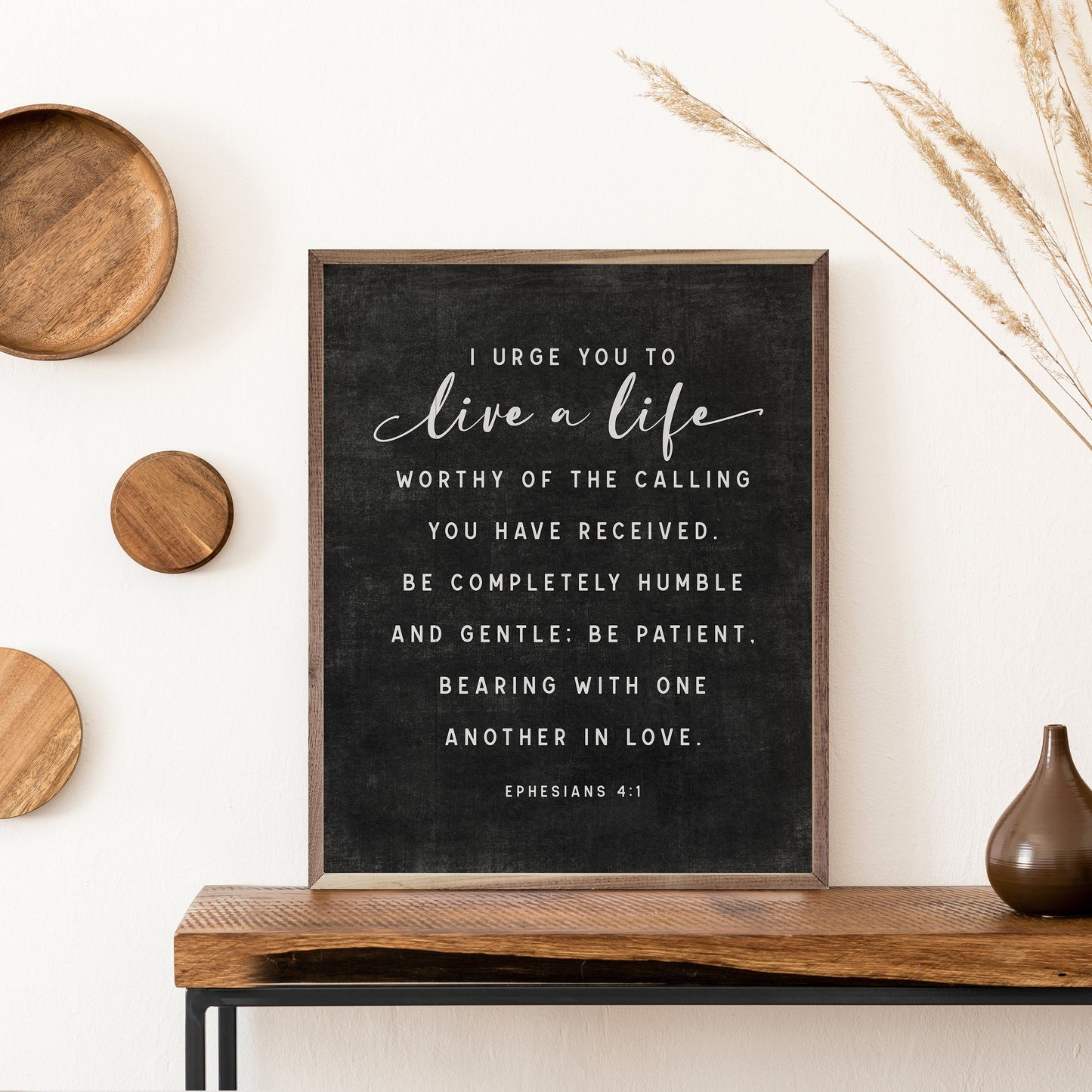 Live A Life Ephesians 4 1 Black