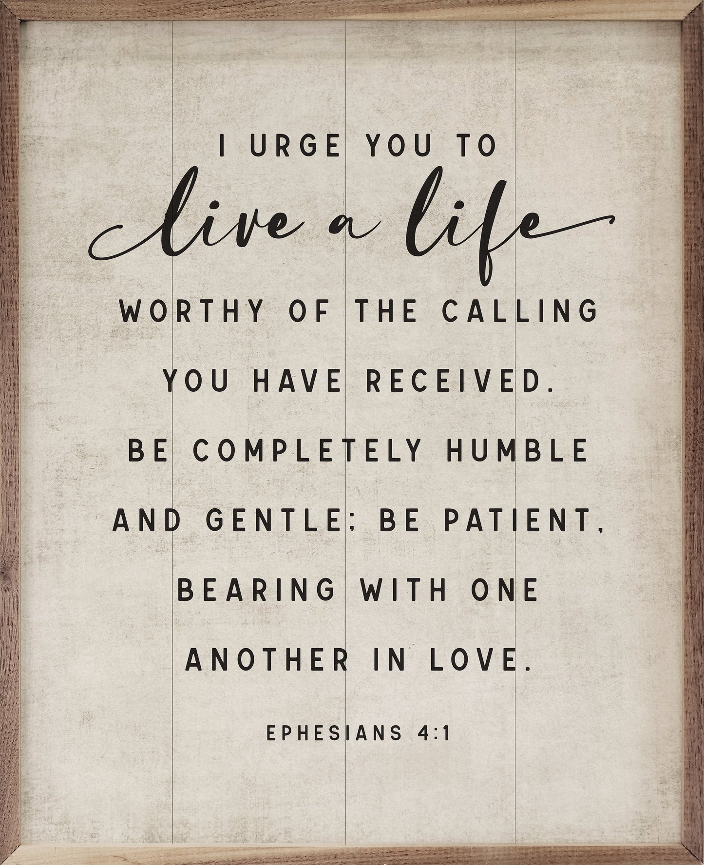 Live A Life Ephesians 4 1 White