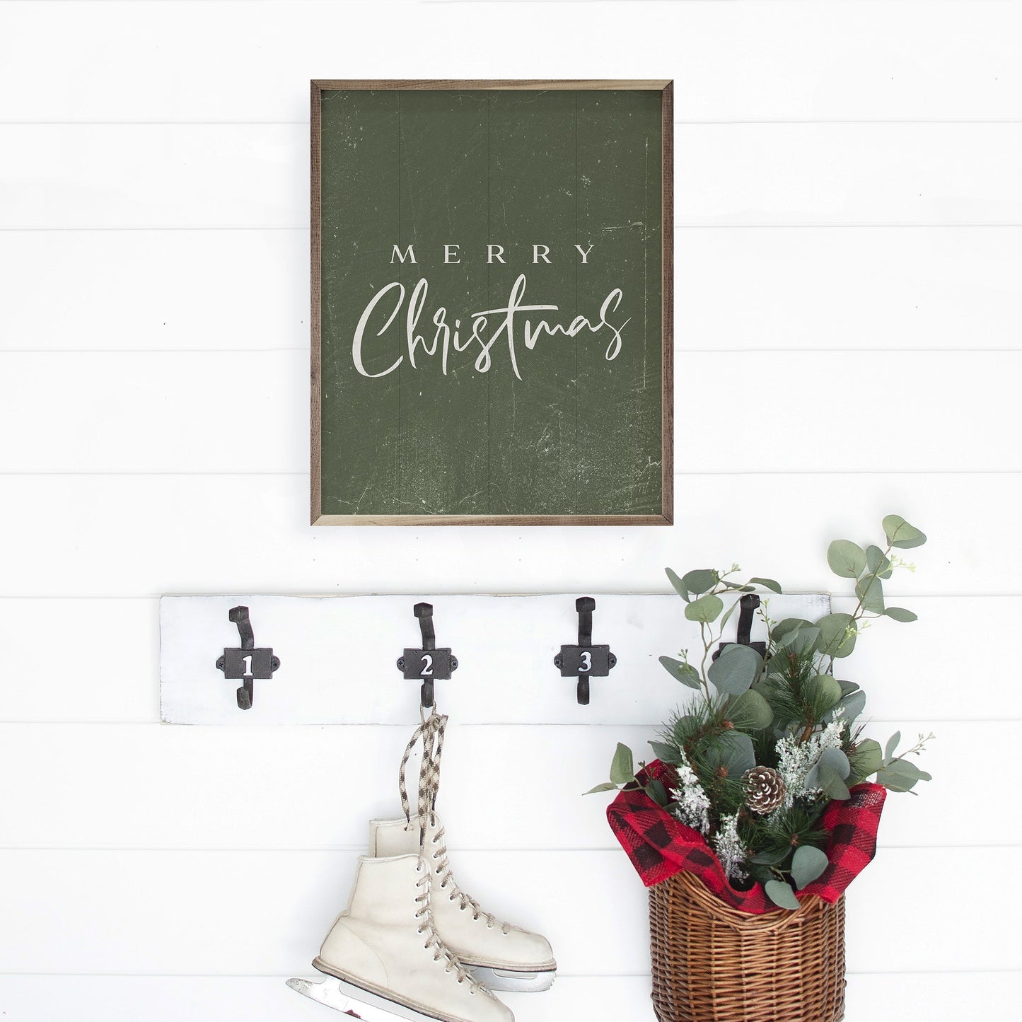 Merry Christmas Fancy Green