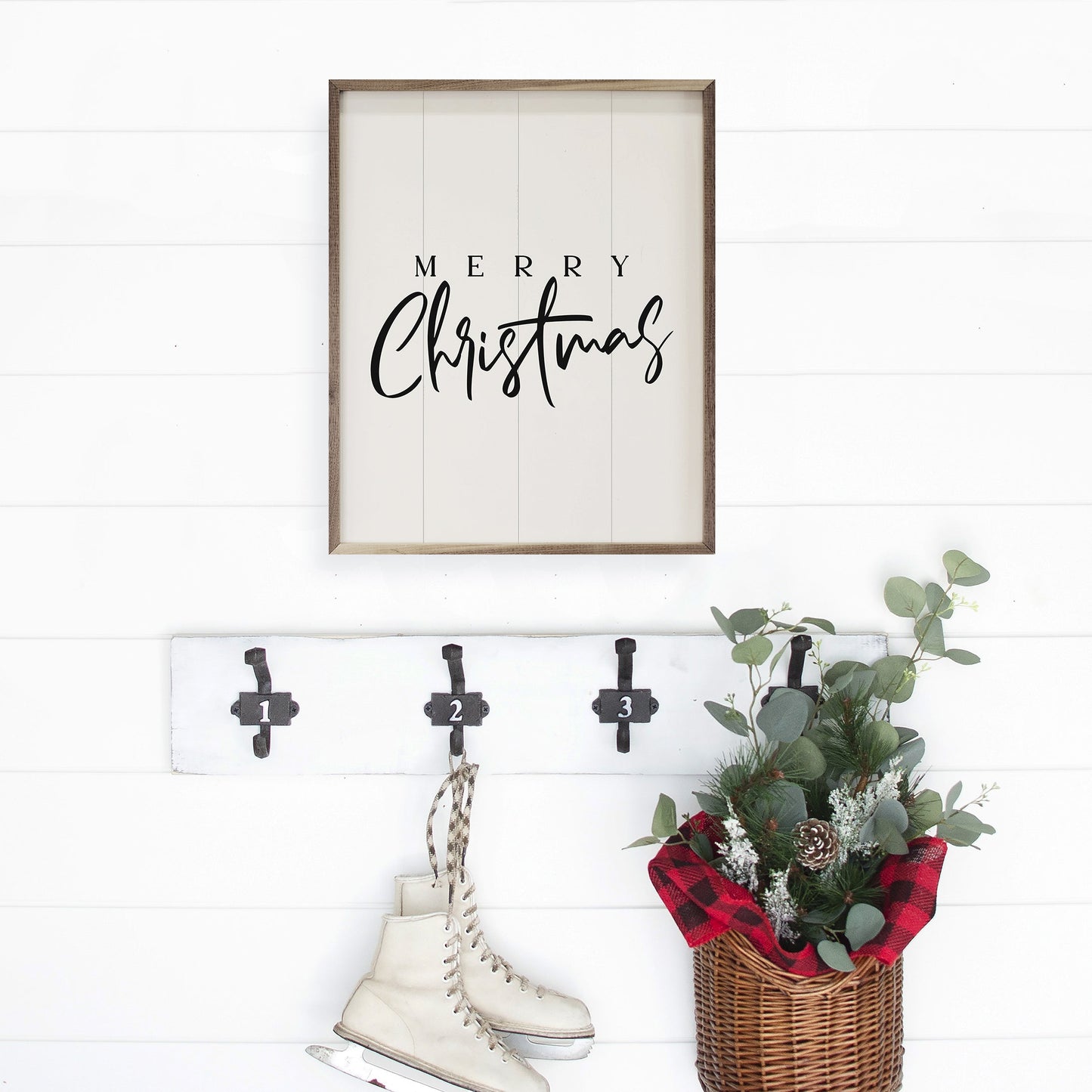 Merry Christmas Fancy White