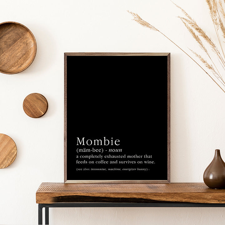 Mombie Definition Black