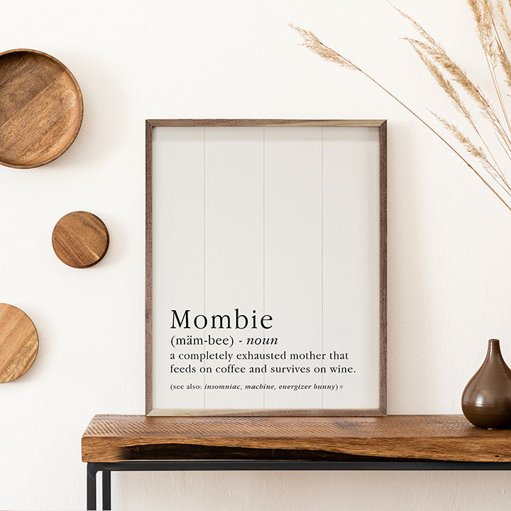 Mombie Definition White