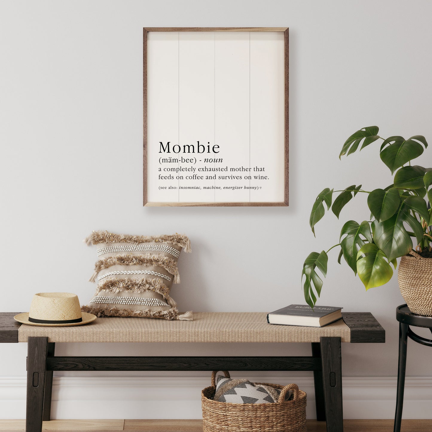 Mombie Definition White