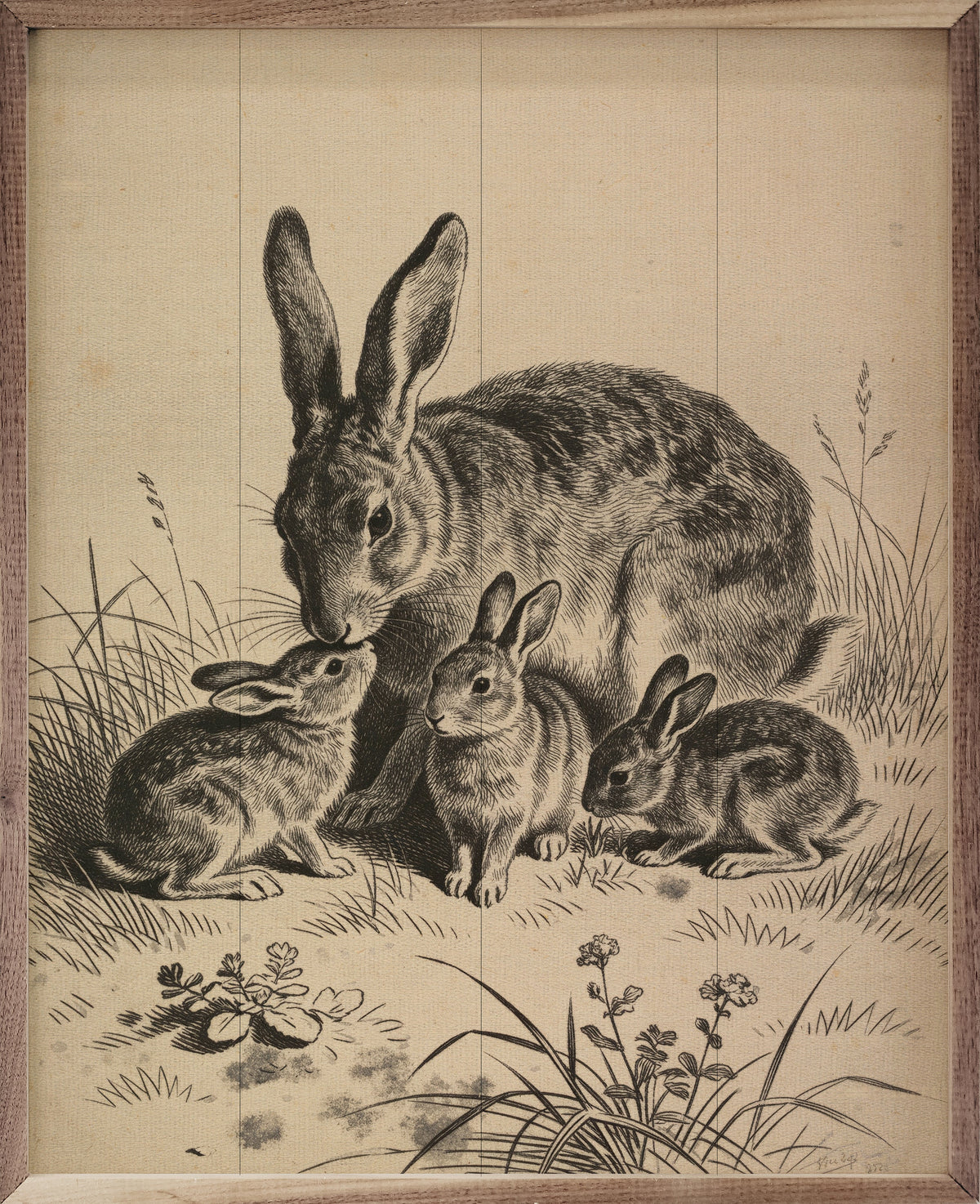 Mother Hare With Leverets
