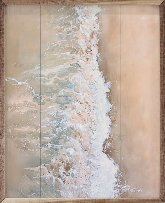 Neutral Coast I By Petals Prints Design