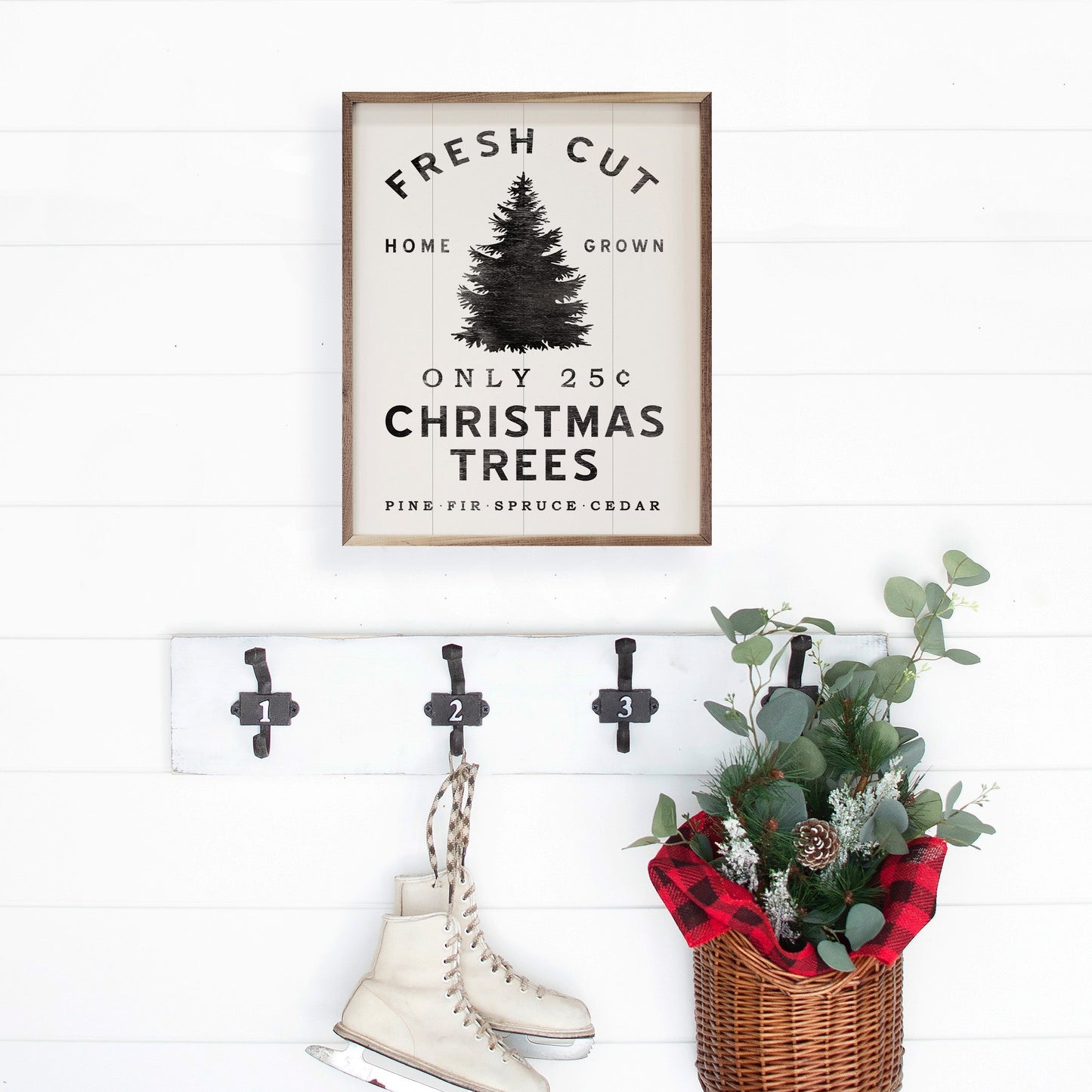 Only 25c Christmas Trees White