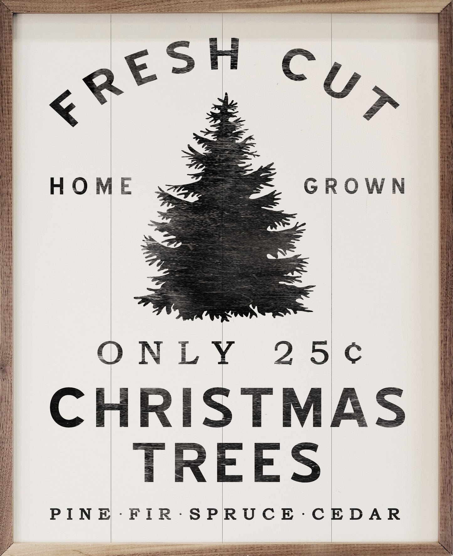 Only 25c Christmas Trees White