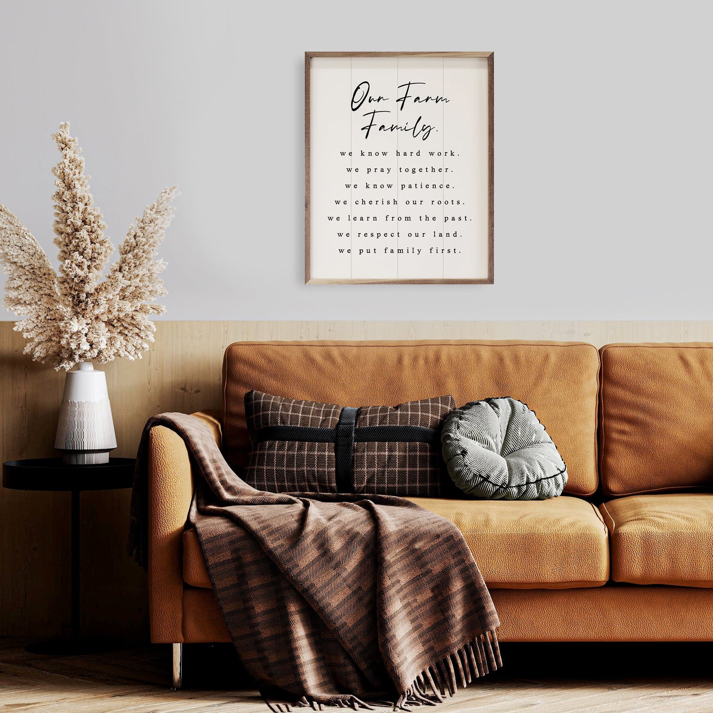 Our Farm Family Values White