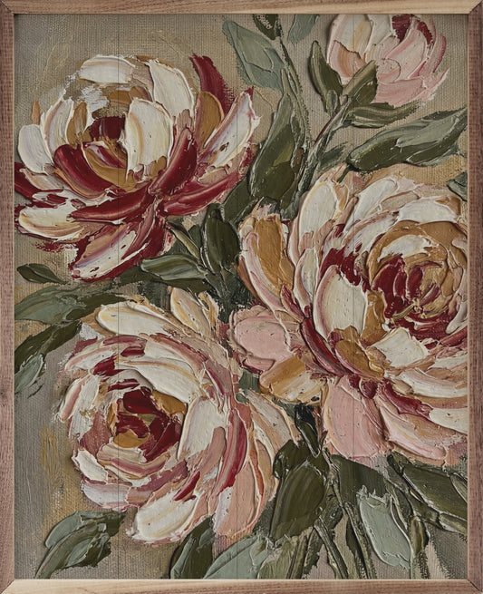 Painterly Rose Garden