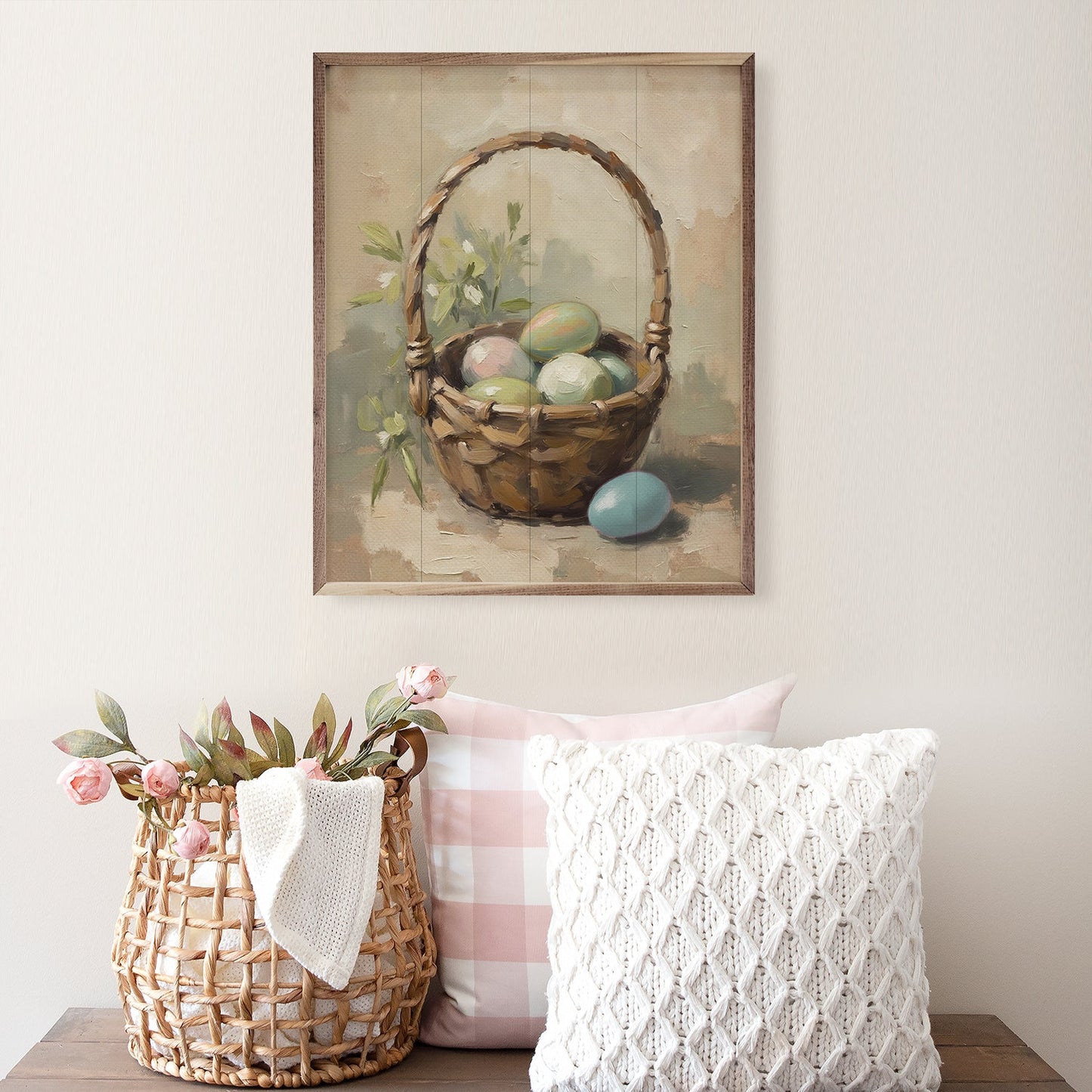 Easter Eggs In Basket