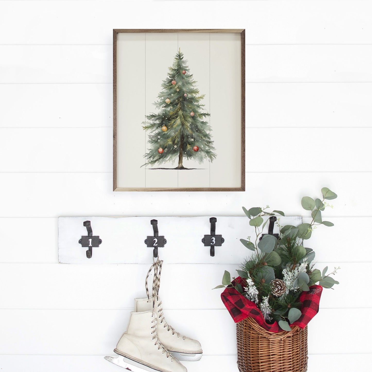 Simple Christmas Tree White