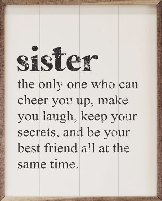 Sister The Only One White