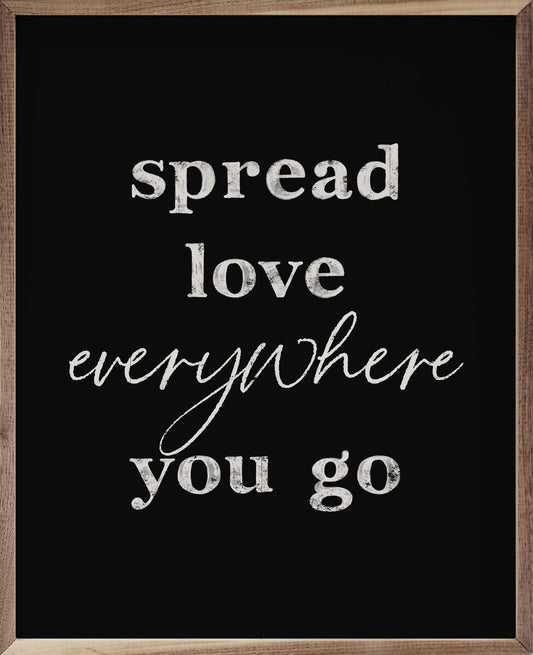 Spread Love Everywhere Black