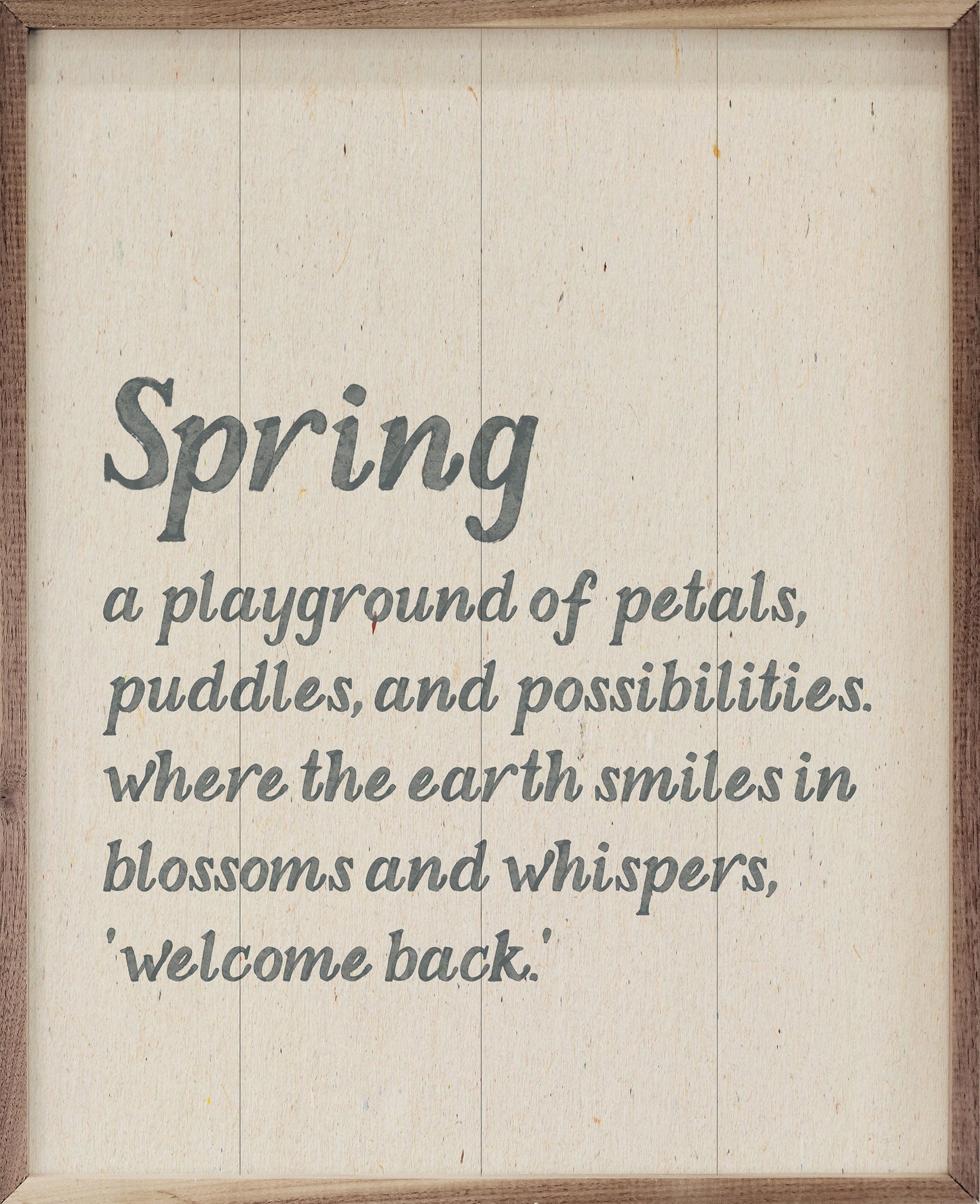 Spring Definition Blue