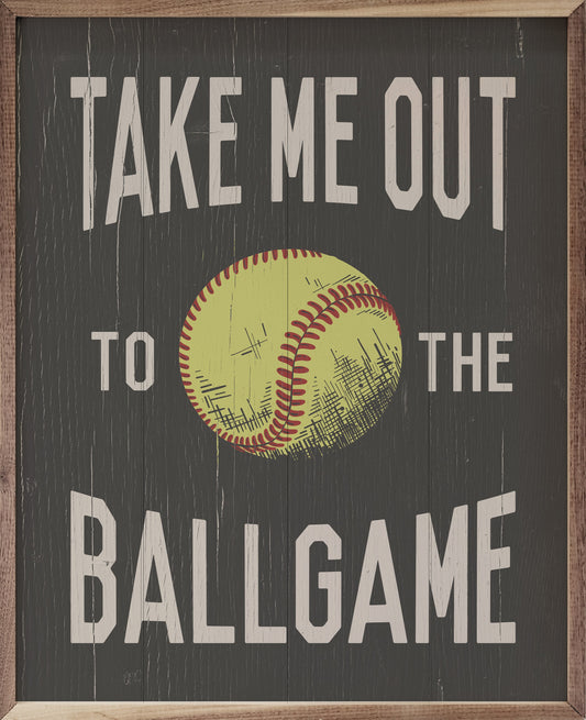 Take Me Out To The Ballgame Softball