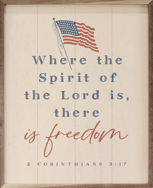 There Is Freedom 2 Corinthians 3:17 White