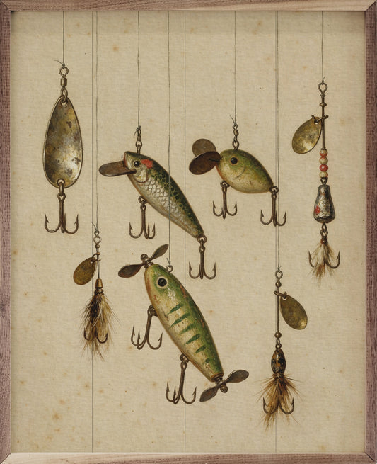 Vintage Fishing Lures Collection