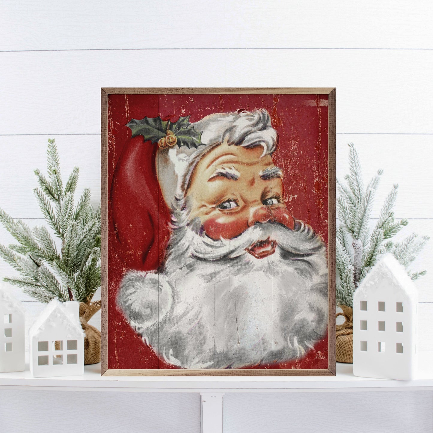 Watchful Eye Santa Red