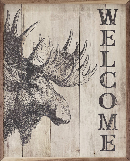 Welcome Moose Whitewash