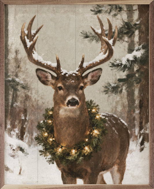 Whitetail Holiday Deer Portrait