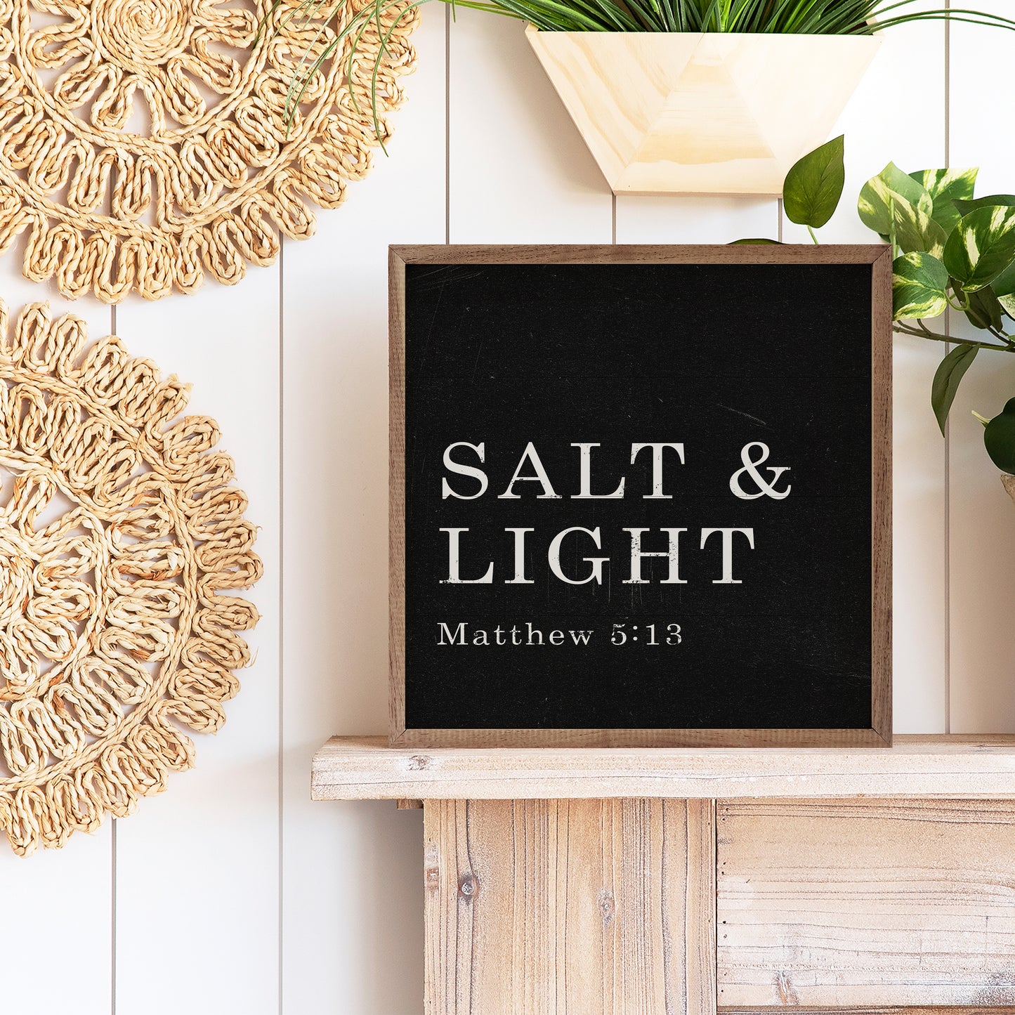 Salt And Light Matthew 5:13 Black image 3