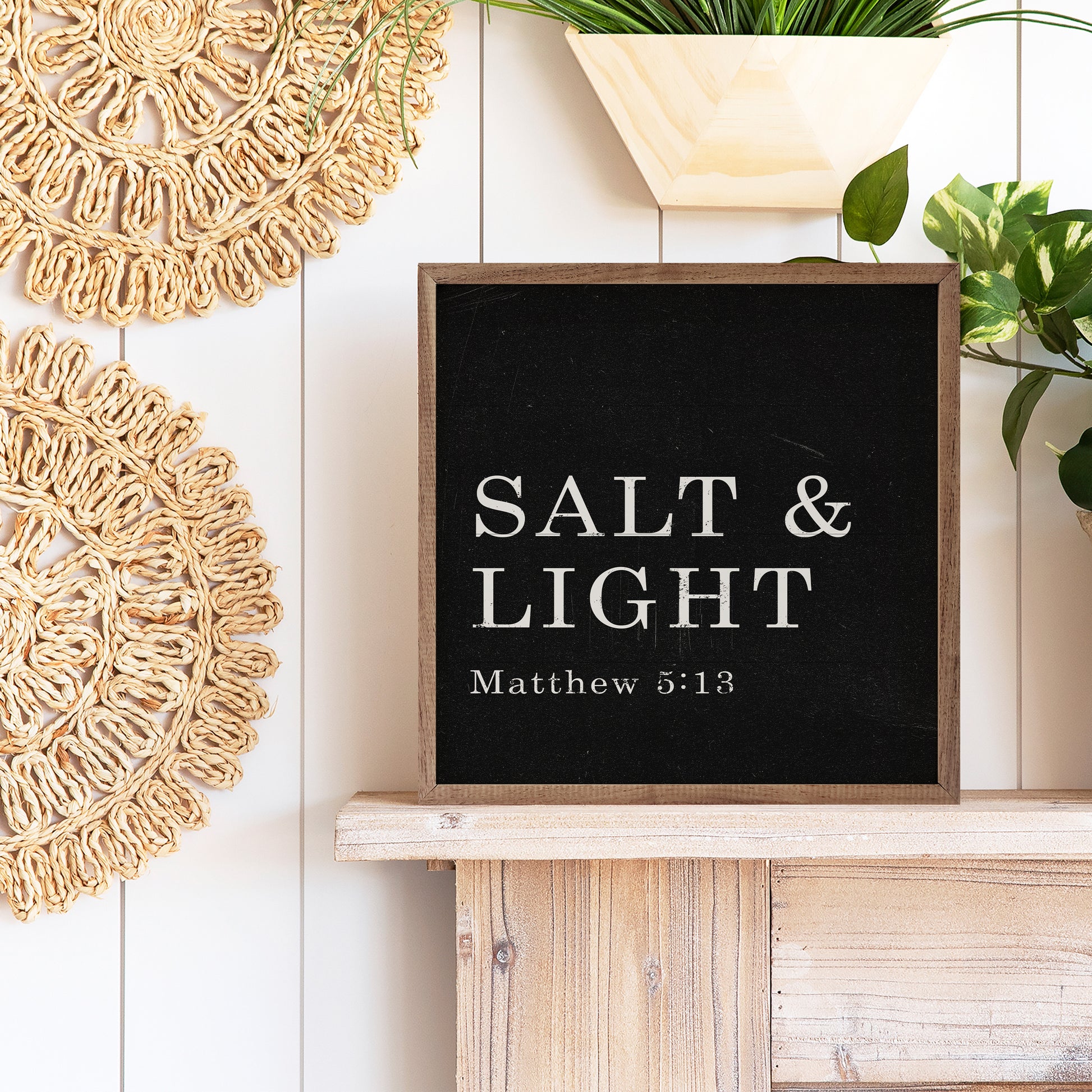 Salt And Light Matthew 5:13 Black image 3