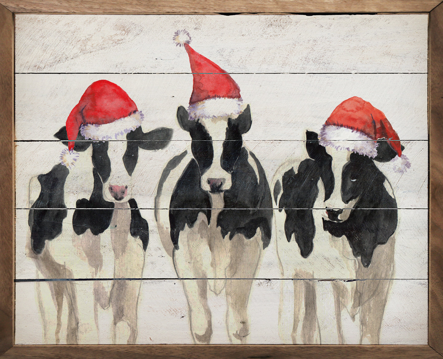 Three Christmas Cows image 1