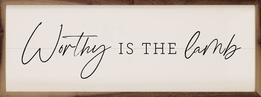 Worthy Is The Lamb White image 0