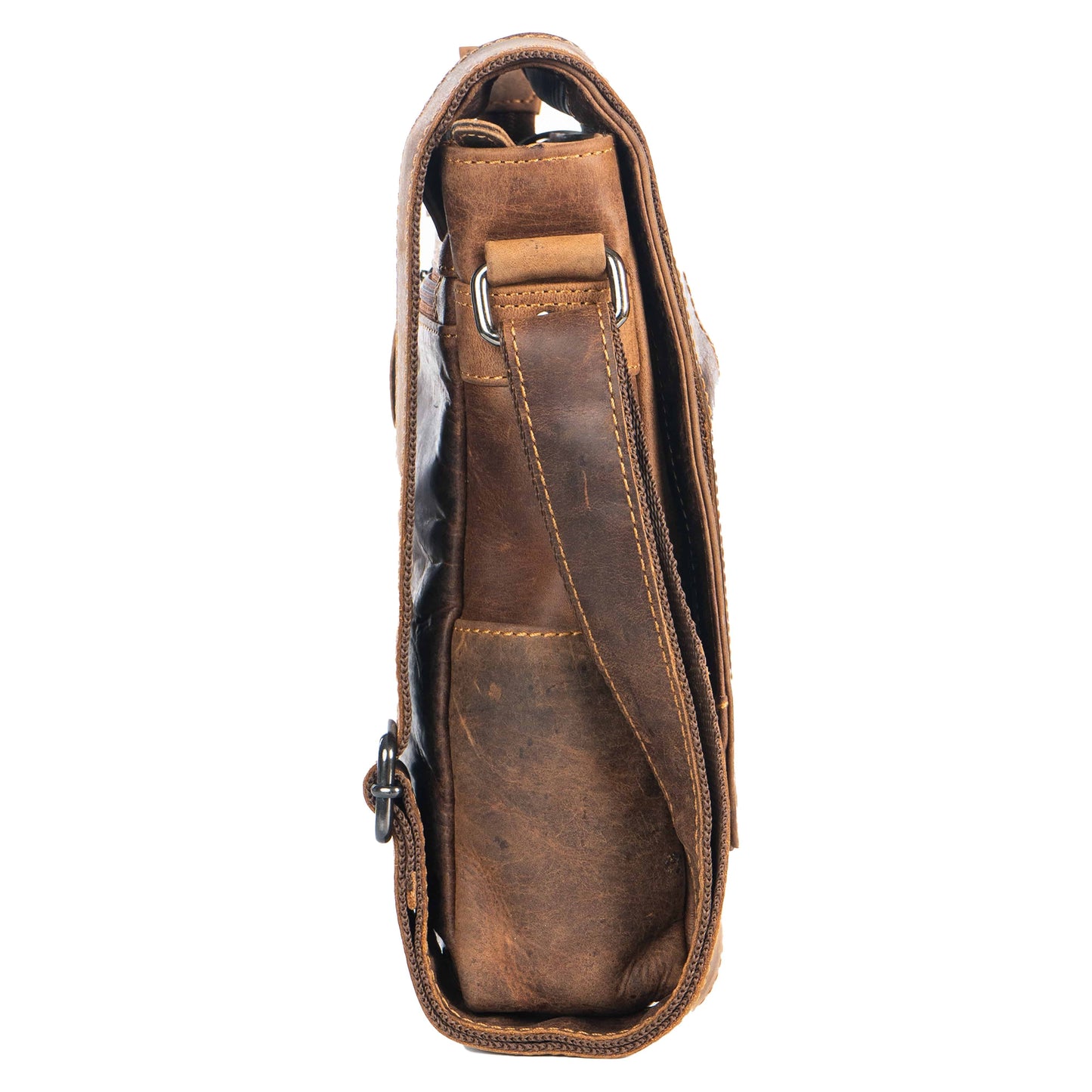 Henry Unisex Mini-Messenger Bag: Sandalwood