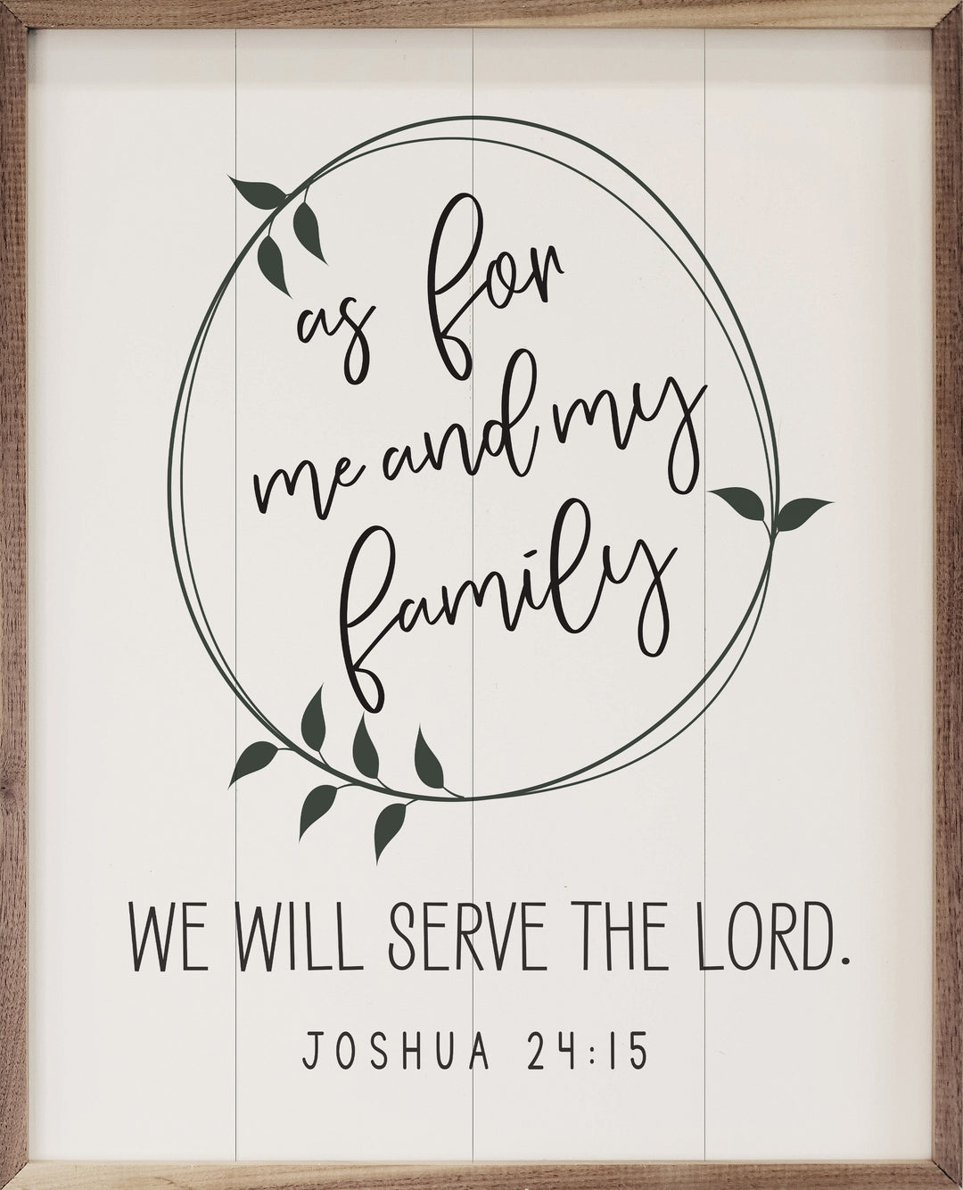 As For Me And My Family Joshua 24:15 White image 1