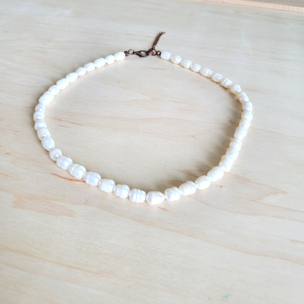 **Genuine Freshwater Pearl Collar Necklace Wedding Collection 258g