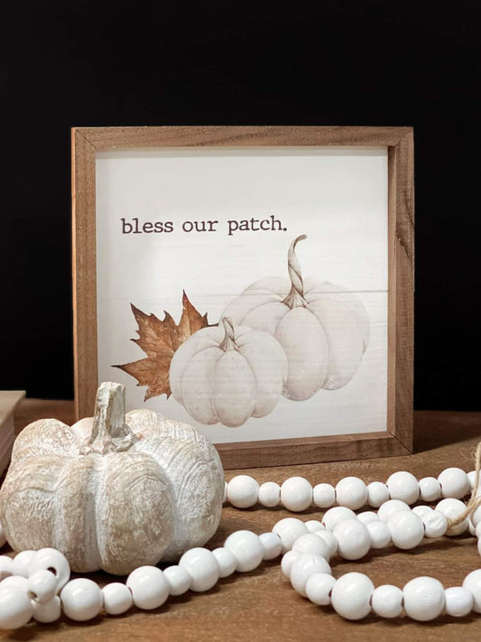 Bless Our Patch White Pumpkins image 0