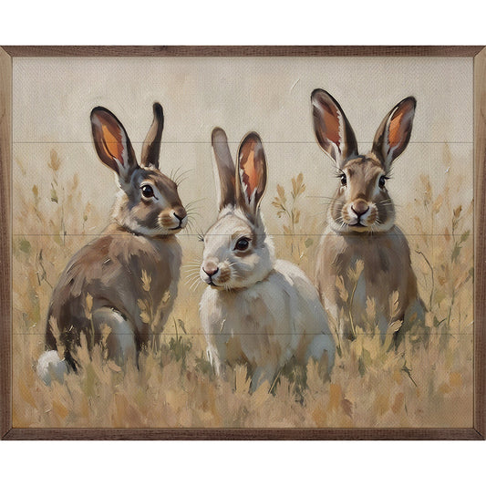 Bunnies In The Grass