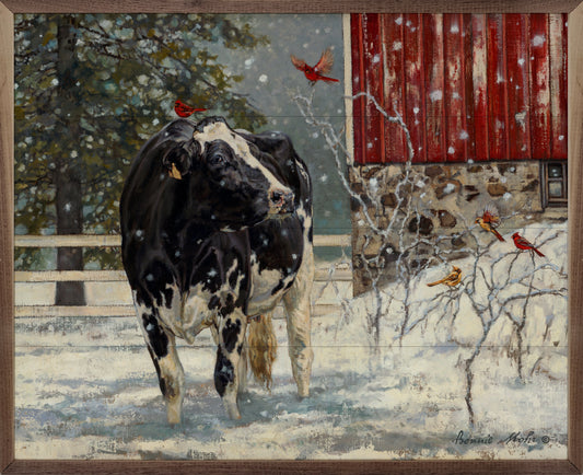 Cardinal Visitors By Bonnie Mohr