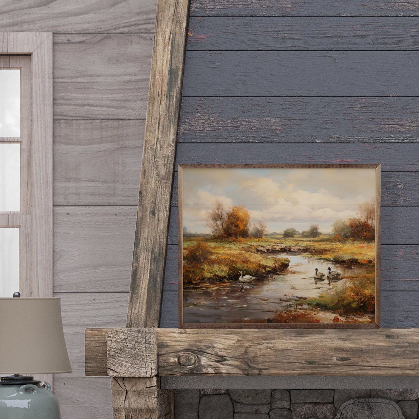 Duck Watching I By Petals Prints Design