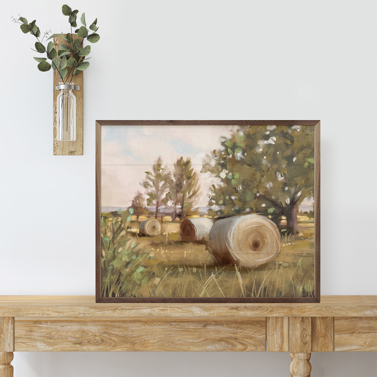 Hay Bales By Nina Blue