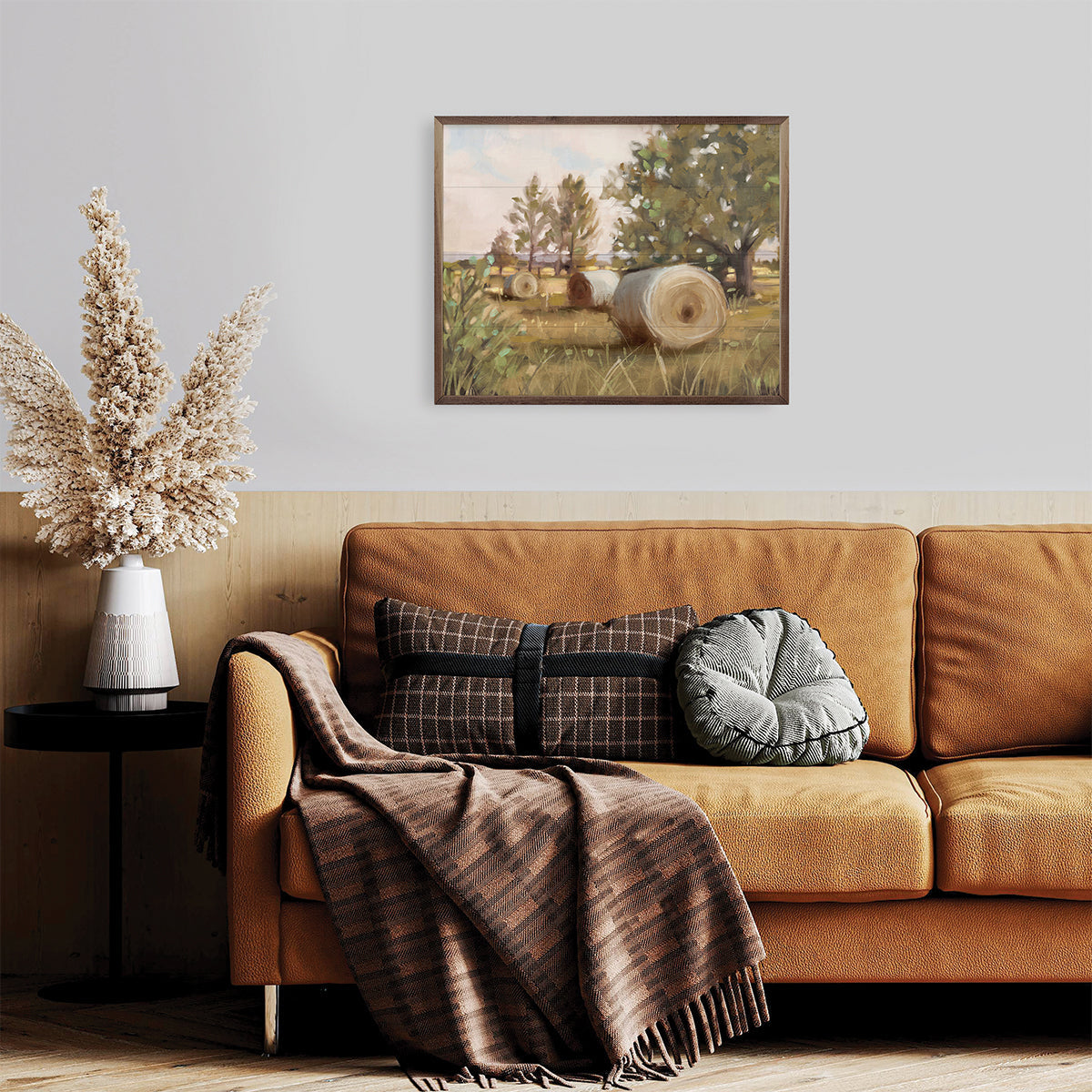 Hay Bales By Nina Blue