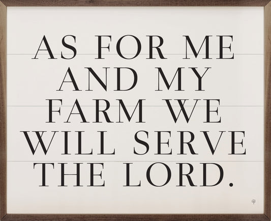 Me And My Farm White