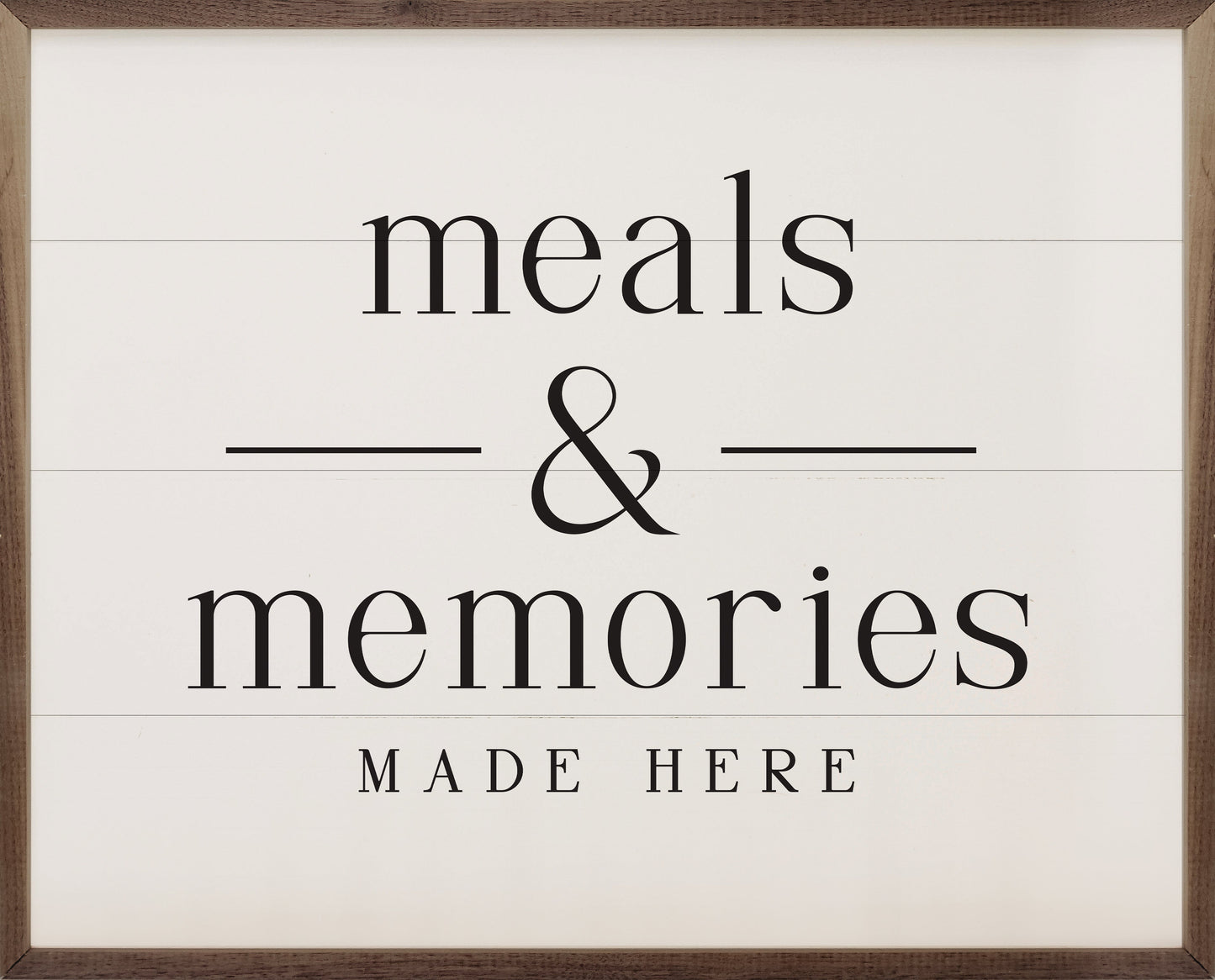 Meals And Memories Made Here White