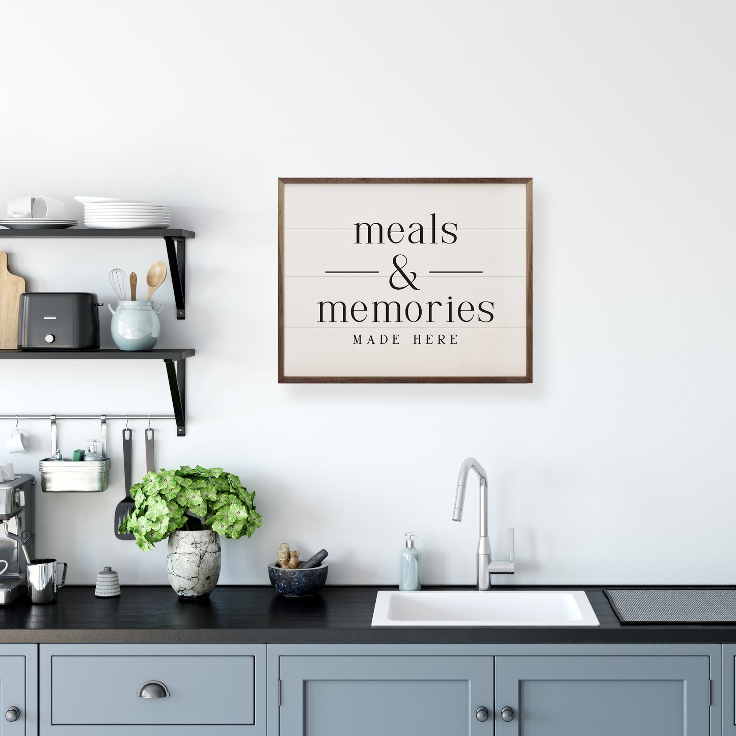 Meals And Memories Made Here White