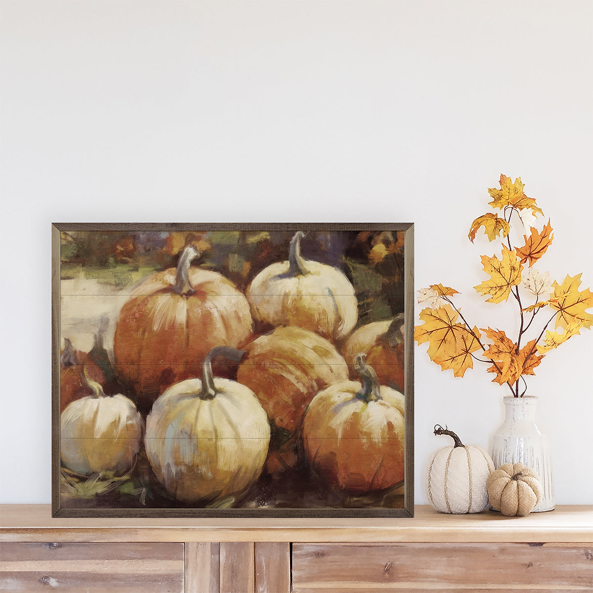 Vintage Pumpkins 1 By Nina Blue