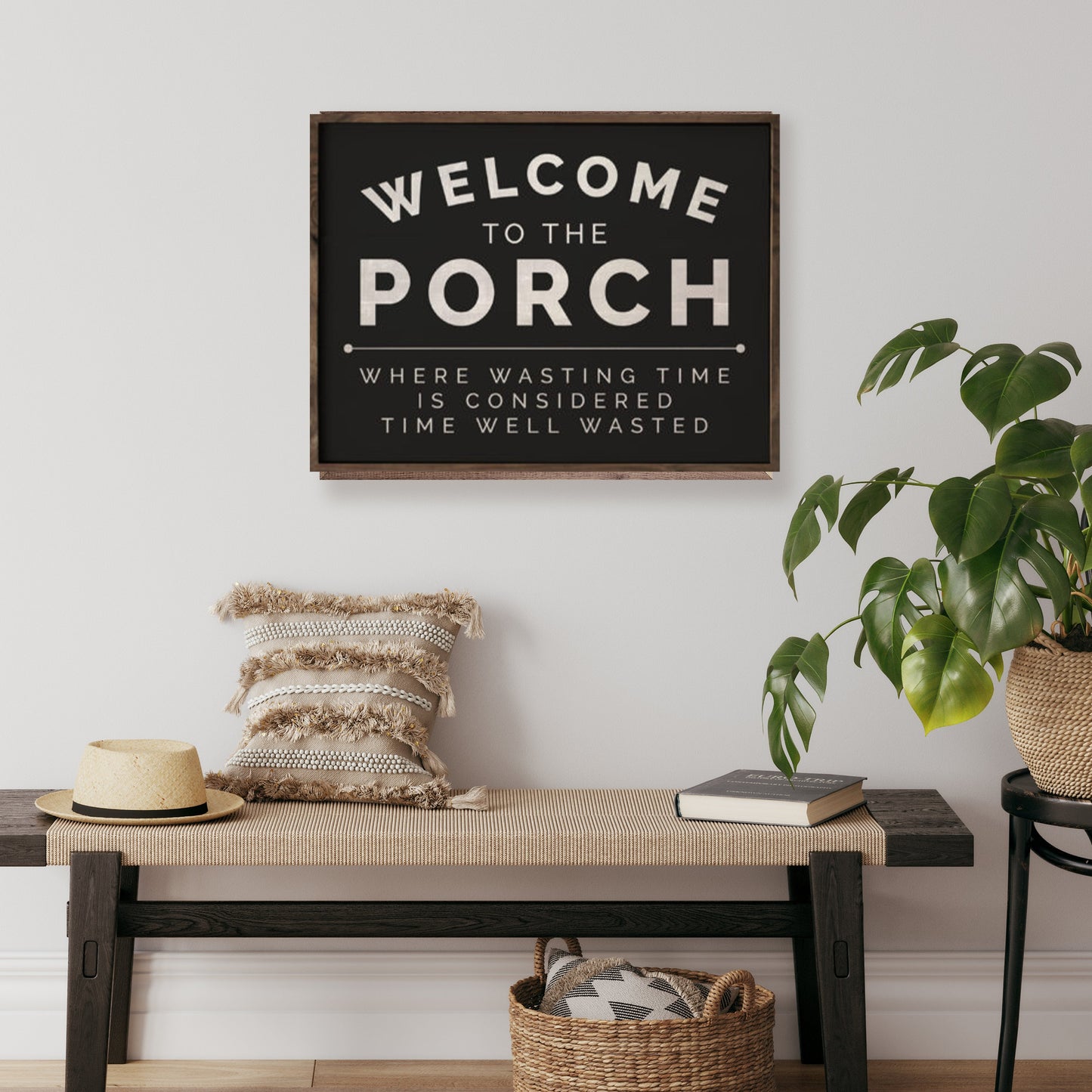 Welcome To The Porch Black