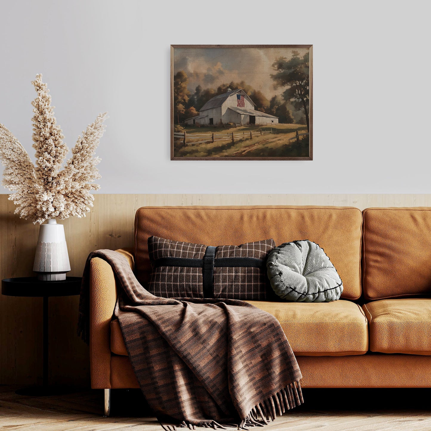 White Barn Flag Path